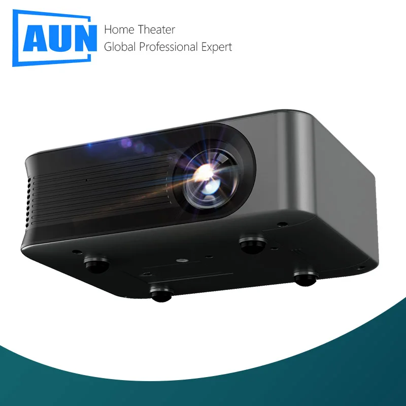 

AUN A30 MINI Projector Portable Home Theater Beamer 3D Cinema LED Videoprojector Smartphone for 4k 1080P Movies Via HD Port TV