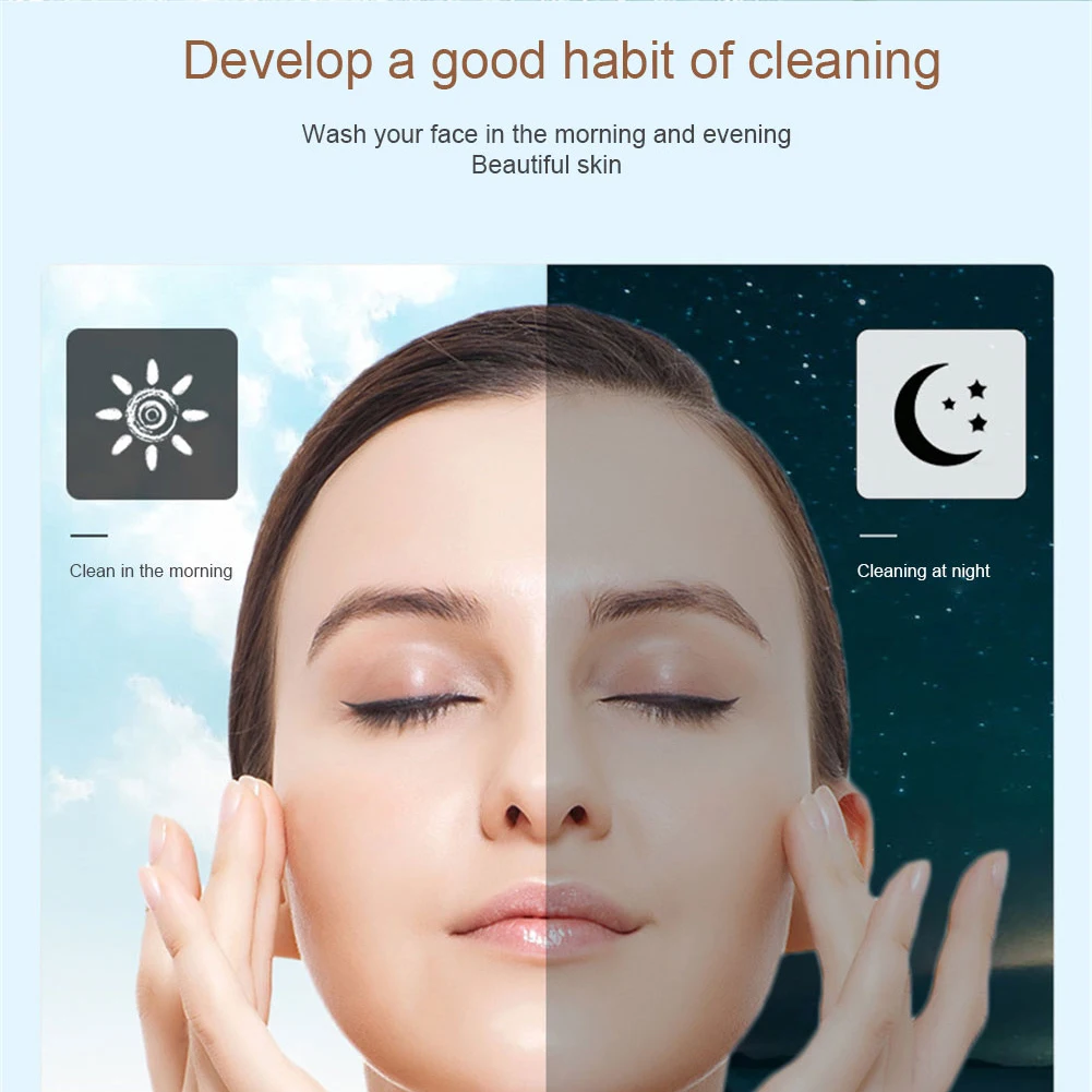 Facial Cleanser Hyaluronic Acid Facial Cleanser Nicotinamide Rich Foaming Face Cleanser Moisturizing Face Skin Care Oil-Control Washing Products