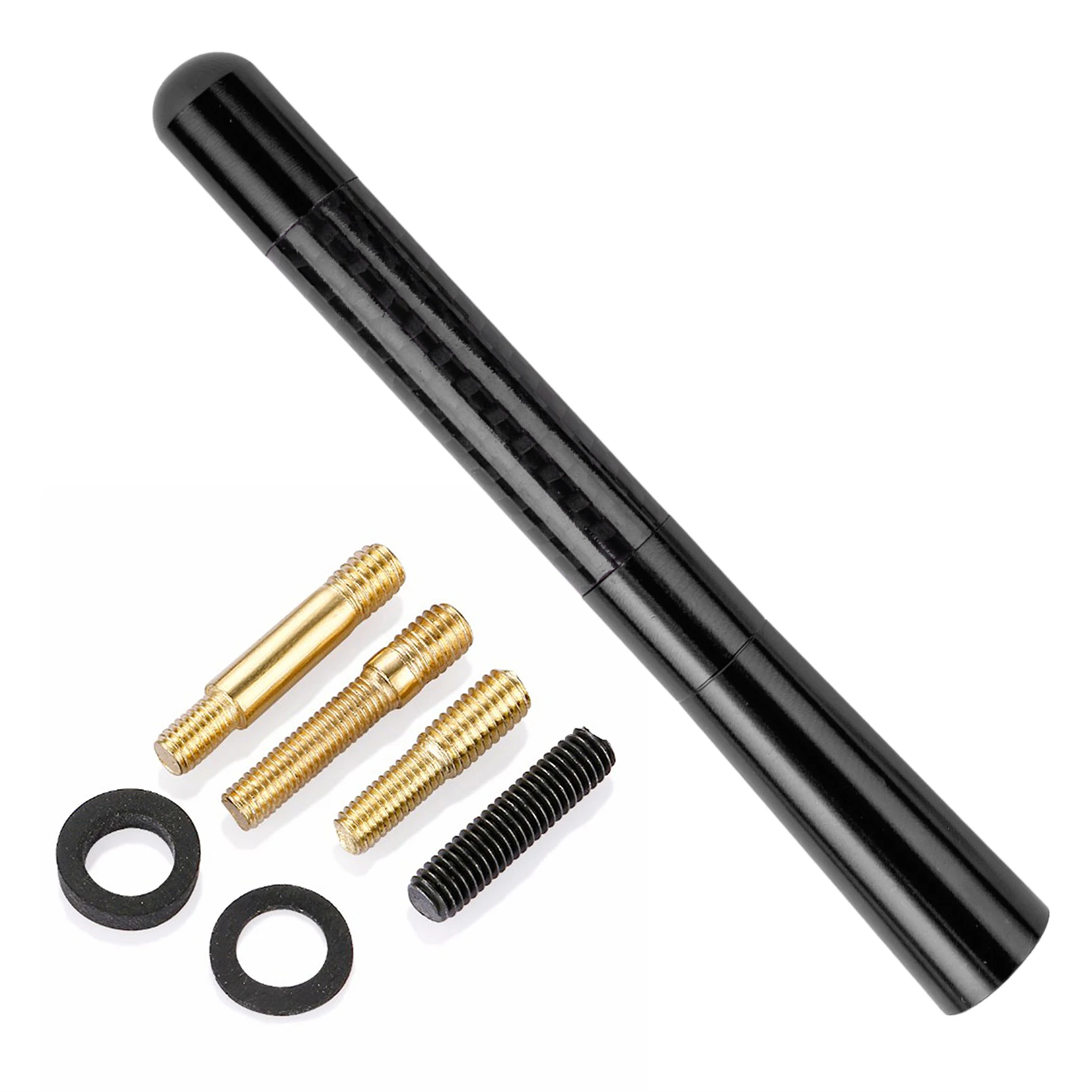 

Car AM Antenna Car FM Antennas Mast Carbon Fibers Vehicle Replacement Cars Signals Enhance Antenna Signals Enhancers For Lorry
