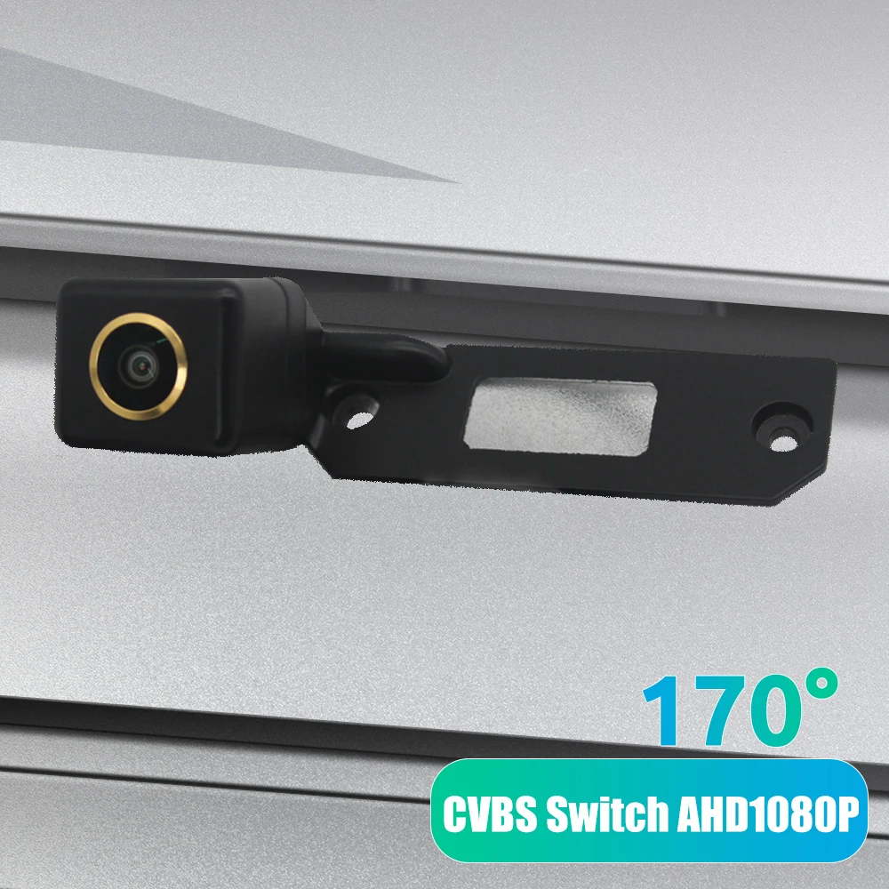 

CVBS Switch AHD 1080P Car Parking Reverse Trunk Handle Rear View Camera for VW Transporter T5 Caravelle Multivan 2003 -2011-2015