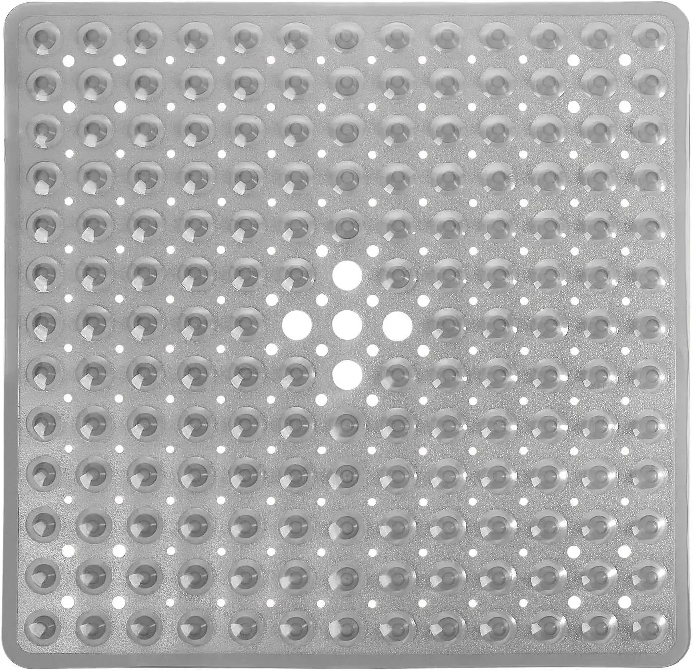 Premium Non-Slip Square Bath Mat for Shower and Tub - 53x53cm