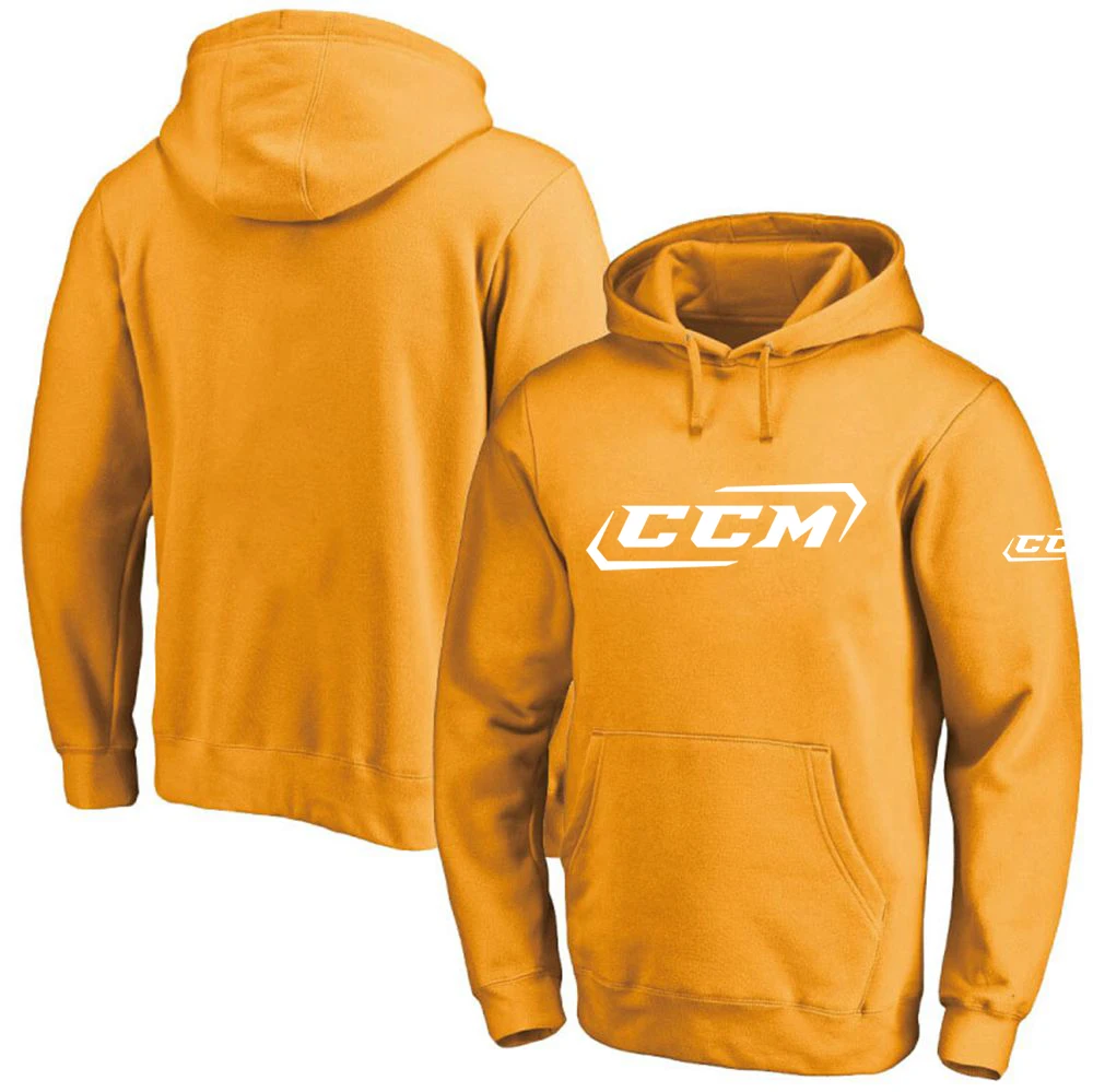 2023 New Spring Autumn CCM Logo Print Fashion Cotton Hooded Pullover Outwear Casual High-Quality Solid Color Comfortable Hoodies