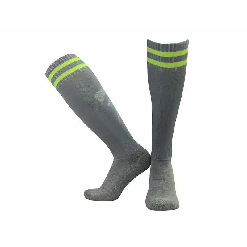 Men's Breathable European Soccer Knee-High Socks - 22 Color Options