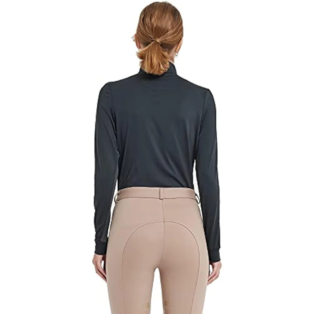 Professional horse riding long sleeve equestrian T-shirt female knight clothing obstacle suit new 6