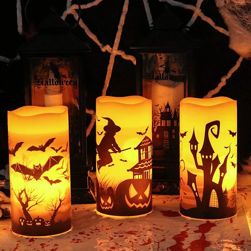 

3 шт./партия, светодиодные беспламенные электрические свечи