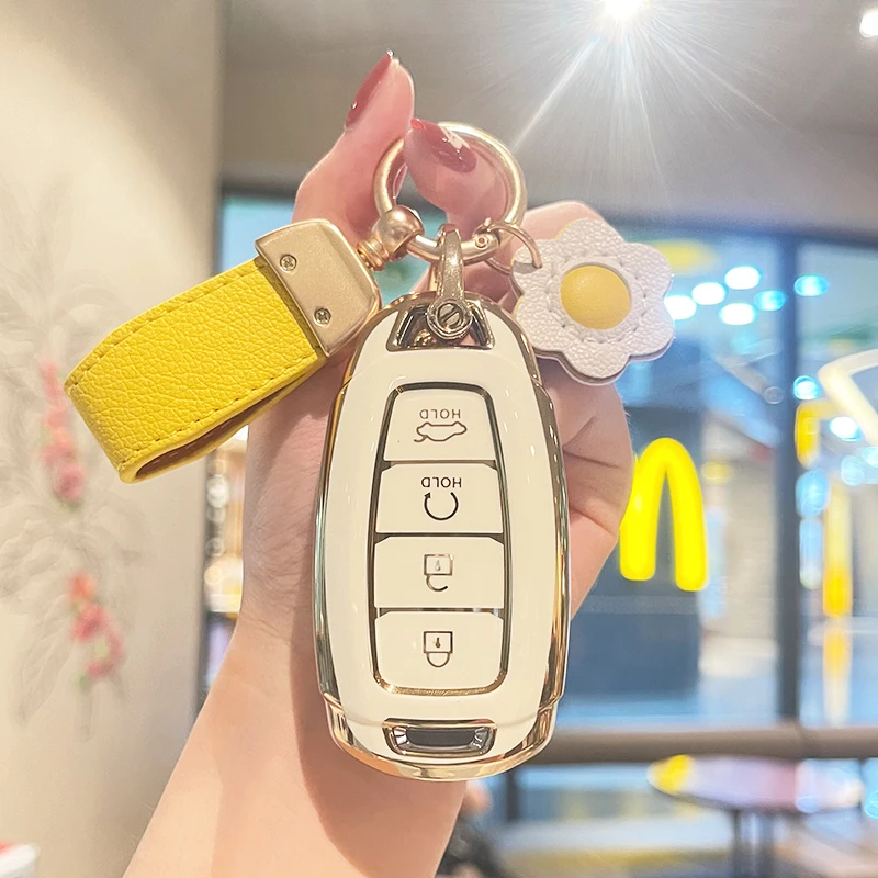 Tpu Car Key Case Cover Per Hyundai Kona 2020 2022 Santa Fe 2019 2020 Veloster 2020 Venue 2023 Palasaide 2022 Elantra 2023 Kona N