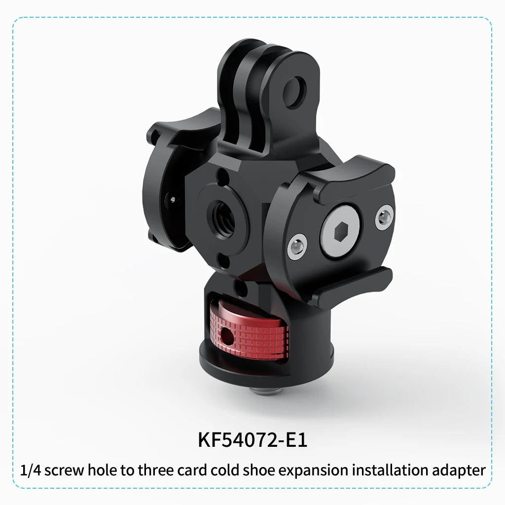 Befestigungs stecker für Block würfel halterung aus Aluminium legierung mit Arri 1/4 "3/8" Adapter für Gopro 2-Schlitz/3-Schlitz-Fotozubehör – Detail 26
