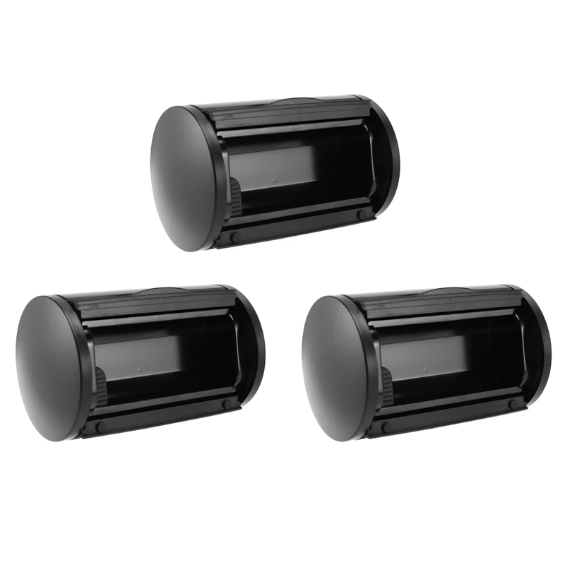 

3X Black Rear Ashtray Bin Ash Tray + Side Caps For Bora Jetta Golf 4 Mk4 1J0 857 962H +1J0 863 359E