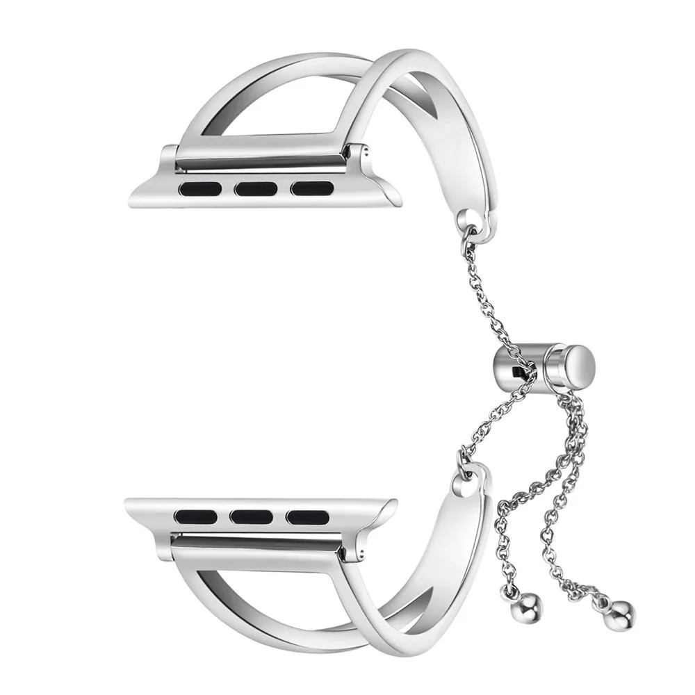 Elegant Stainless Steel Chain-Design Strap