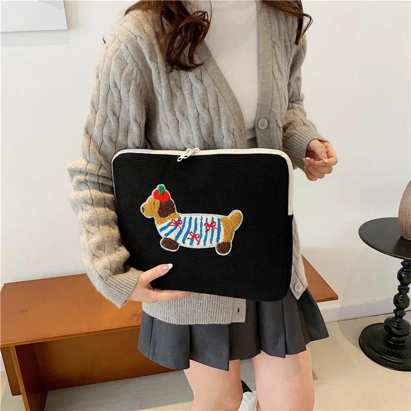 Chic Shockproof Laptop Sleeve - Insulated Protective Pouch for 13 to 15.6 Inch Devices