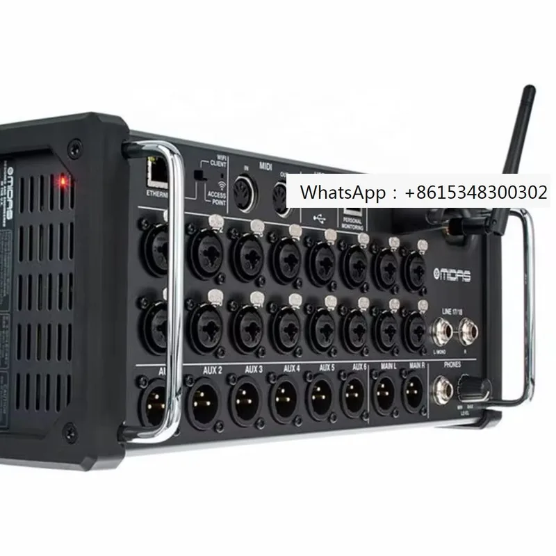 

Mid as MR18 Digital Mixer Outdoor Indoor Sound System 18 Inputs Digital Mixer For iPad / Android Tablets