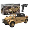 1/18 4WD 2To1 Combat Command Vehicle RC Truck Car Toy 2.4G All Terrain Off Road LED Lighting Sound Smoking Remote Control Truck 1