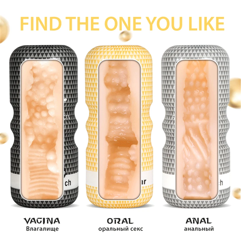 NEW Artificial Realistic  Mouth Anal Pocket Pussy Deep Throat Male Masturbator Erotic Silicone 4D Sex Toys for Men_voghion.com