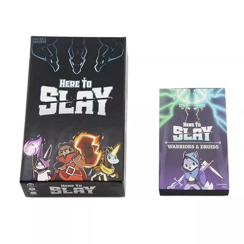 Collezione di Giochi di Strategia Unstable Games Slay Sleigh Fighting Vs. English Card Here to Sleigh Card Games - immagine 2