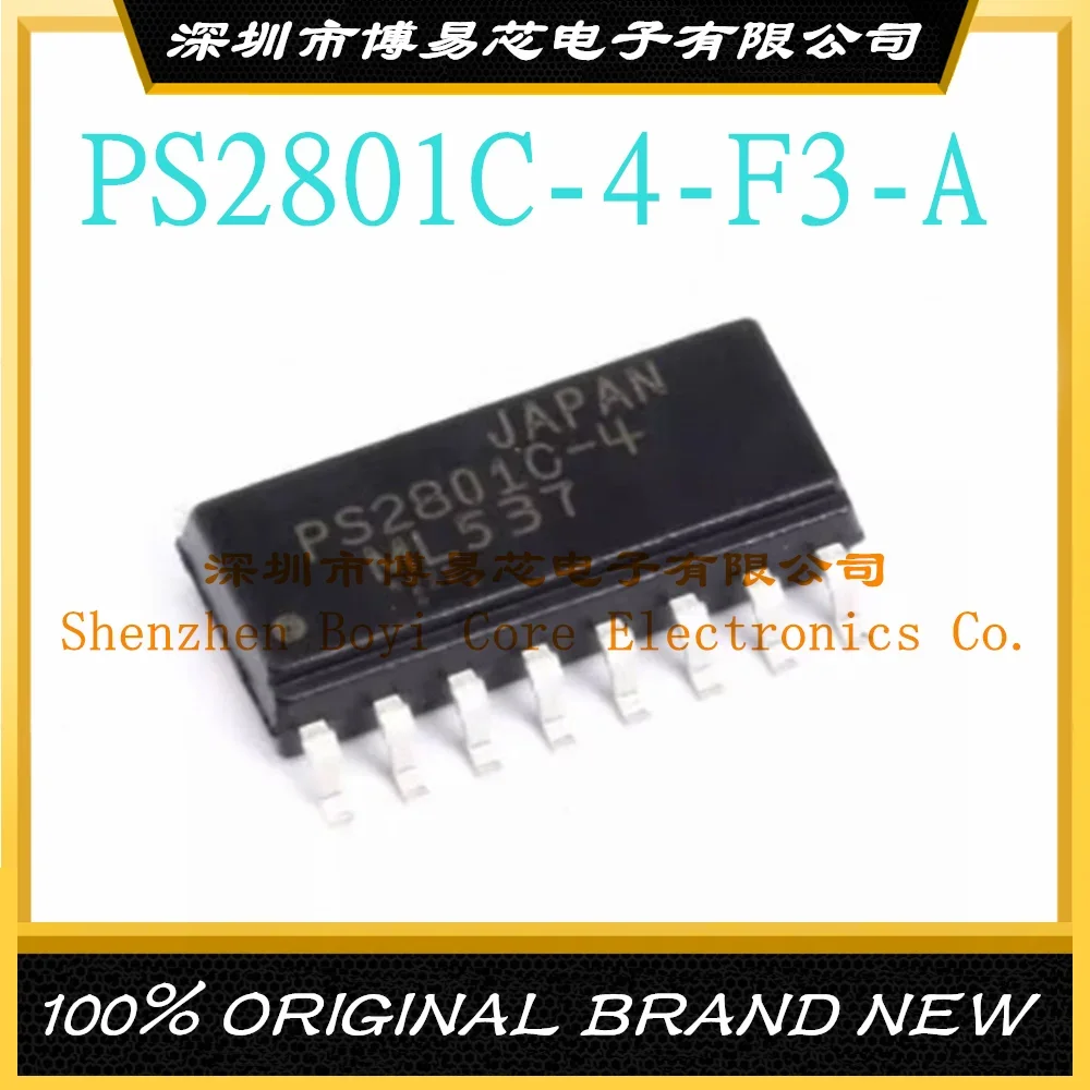 PS2801C-4-F3-A SOP-16 original genuine patch transistor/photoelectric output optical isolator ts5013n61 encoder soilid shaft optical incremental rotary encoder new original genuine ready to ship