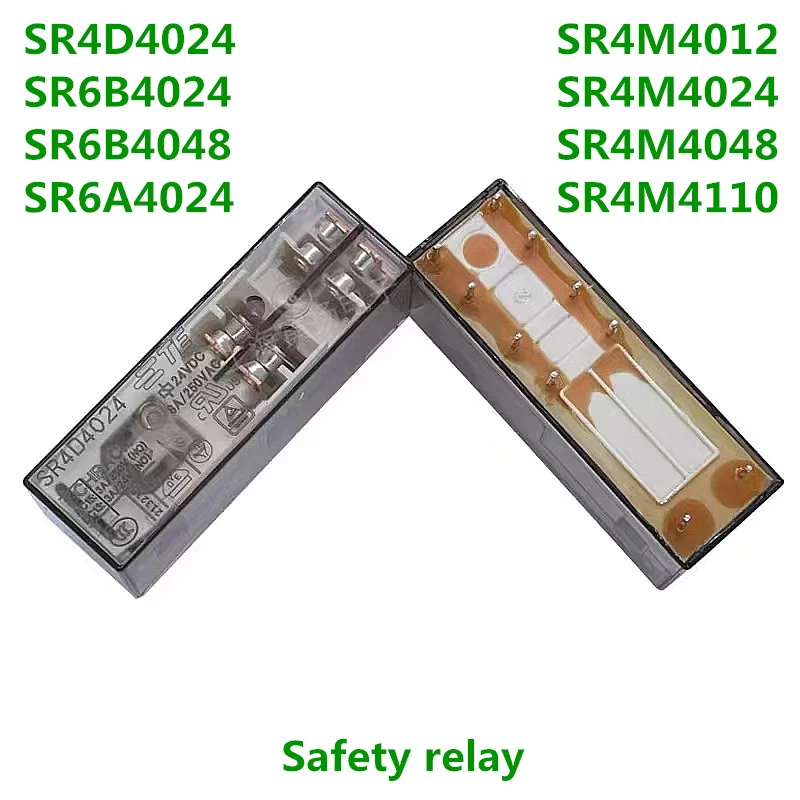 SR4D4024 SR6B4024 SR6B4048 SR6A4024 SR4M4012 SR4M4024 SR4M4048 SR4M4110 Safety relay 10PIN 14PIN 129136 77100 4d84 3d84 for safety relay yanmar