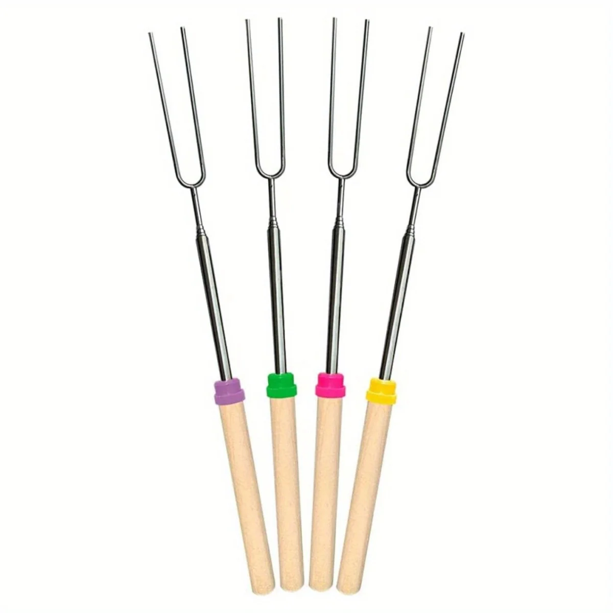 Marshmallow Roasting Sticks 8pcs Extendable 32inch For Grilling