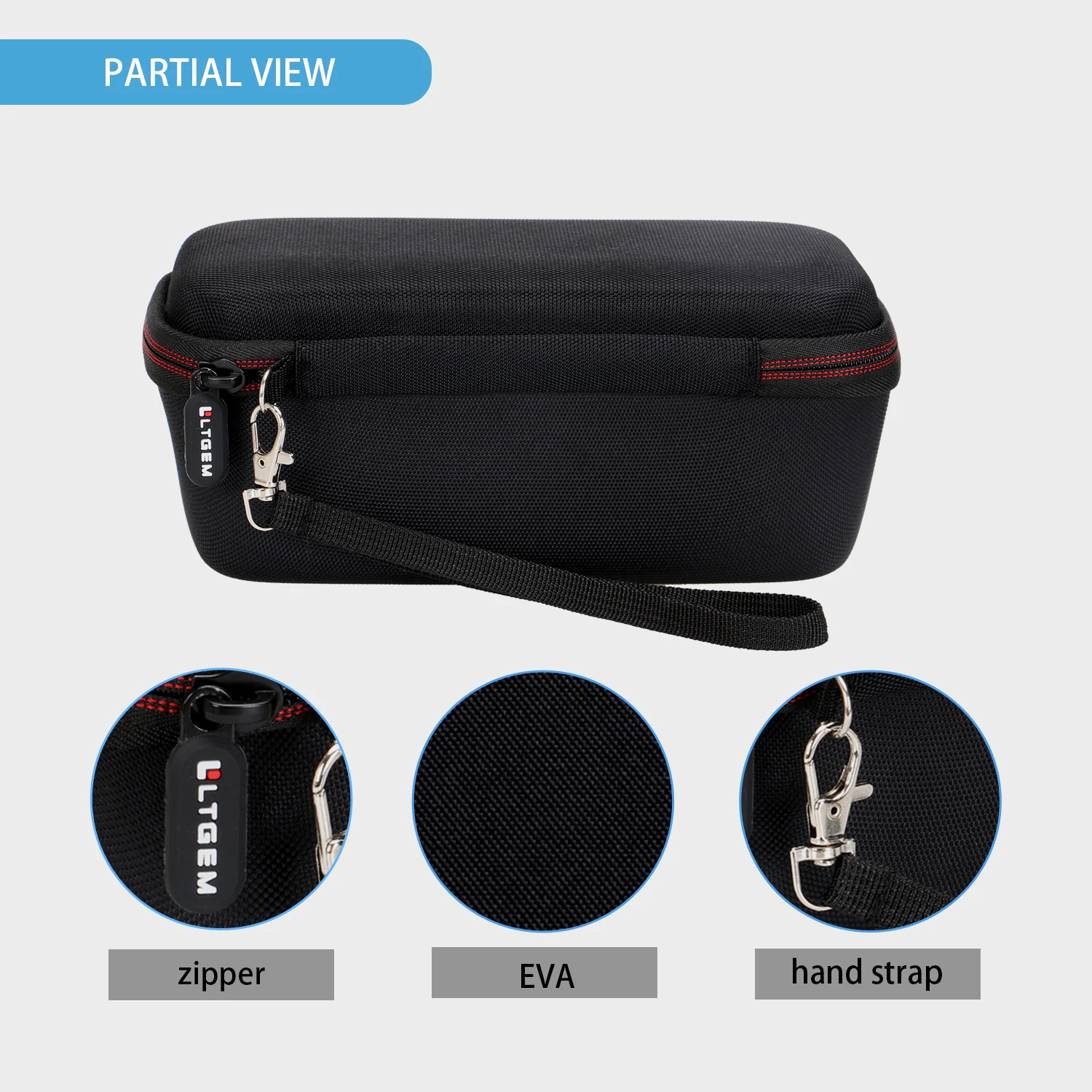 EVA Hard Case for Sony SRS-XB21 Portable Wireless Bluetooth Speaker - Travel Protective Carrying Storage Bag,(Only Case)