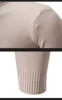 Men's High Neck Sweater  Pullover Knitted Warm Casual Turtleneck Sweatwear  Mens Tops 5
