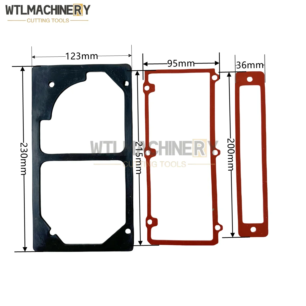 Gasket Set DVT3.80 KV3.80 For Vacuum Pump Air Pump Rubber Gasket and Paper Compressor Rubber and Paper Washer 1 Set