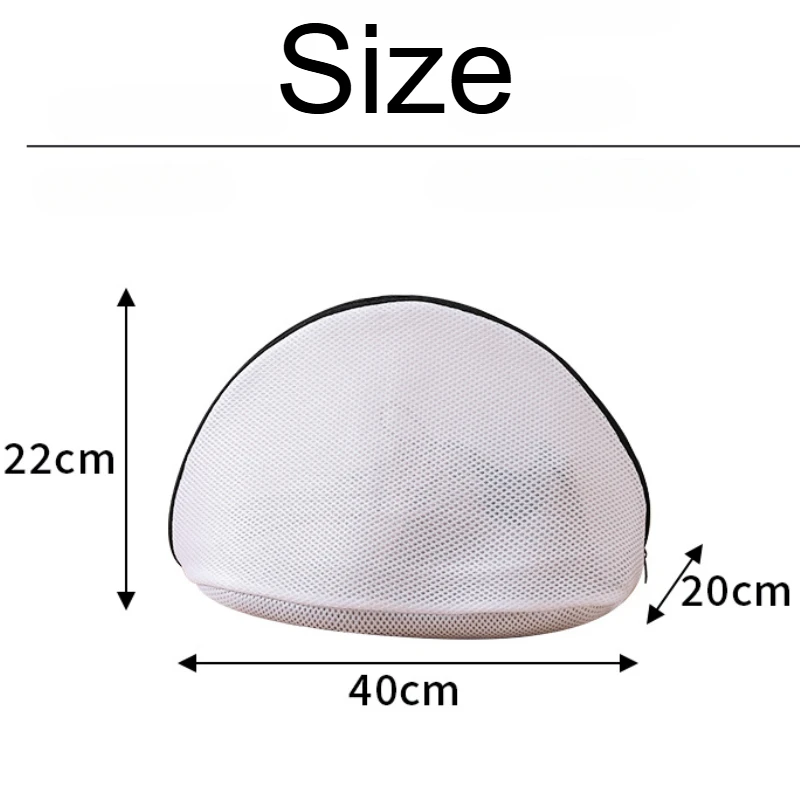 Mesh Laundry Bag Washing Machine Wash Shoes Bag with Zips Deformation Proof Shoe Storage Bags Protective Clothes Organizer Bags 6