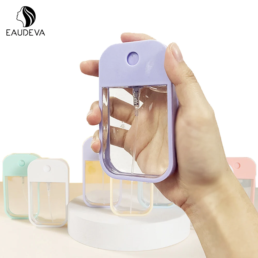45ml Portable Mini Refillable Fragrance Hand Sanitizer Alcohol Bottle With Spray Fragrance Pump Empty Cosmetic Container