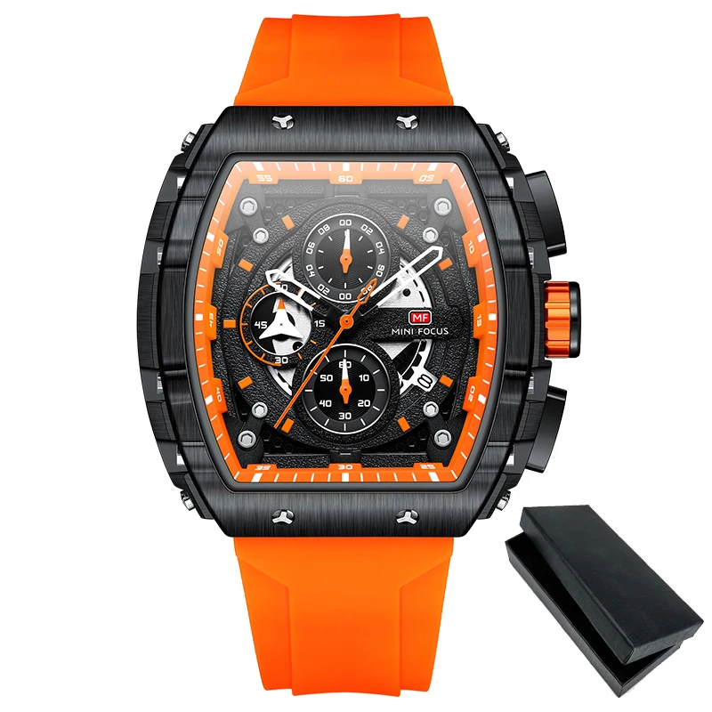 Des Orologio Automatico A 6 Pin Orologio Da Uomo Orologio Al Quarzo Di Lusso Con Funzionalà Complete, Cinturino In Silicone Regalo Da 8,94 € | DHgate