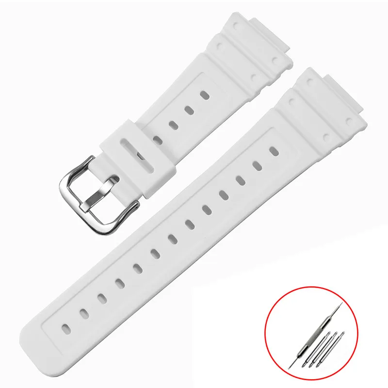 Enhanced Silicone Watch Strap for G-SHOCK Small Square Watches