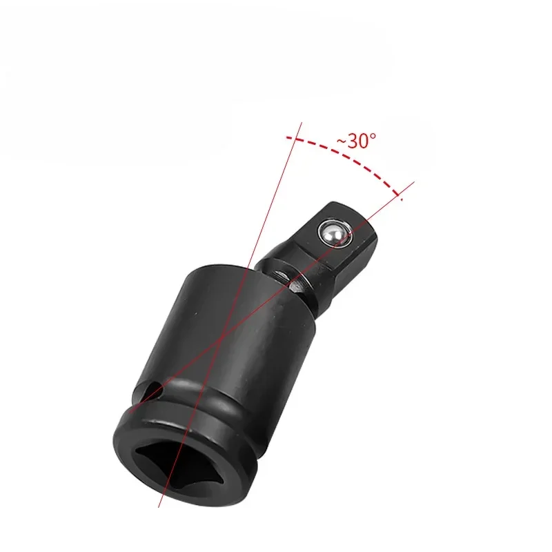 360 Degree Swivel Knuckle Joint Air Impact Wobble Socket Adapter Hand Tool 1/2 3/8 1/4 Gimbal Ball Impact Wrench Adapter 4
