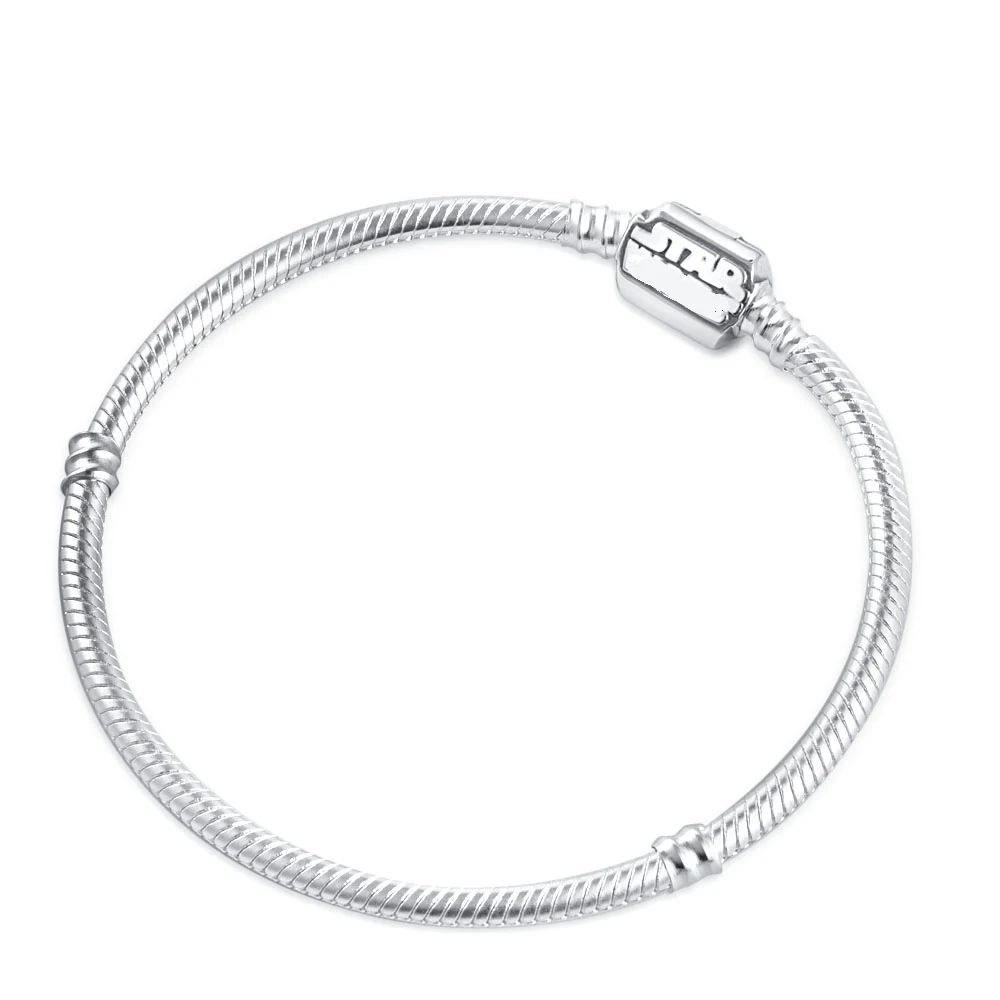 Charm Bracelet Original 925 Silver Plated Moments Harry Mickey Spider Love Heart Clasp Bead For Women DIY Jewelry