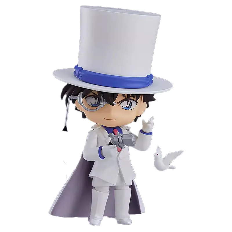

100% Original Good Smile Nendoroid GSC 1412 DETECTIVE CONAN Kid The Phantom Thief Anime Figure Model Collecile Action Toys Gifts