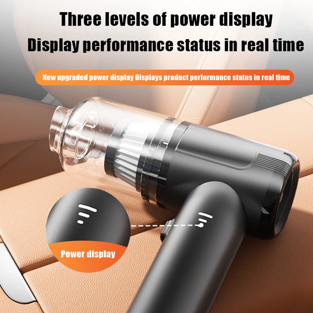 Car Wireless Vacuum Cleaner Powerful Suction Home Car Dual Use Cleaner Portable Handheld Cleaning Machine New