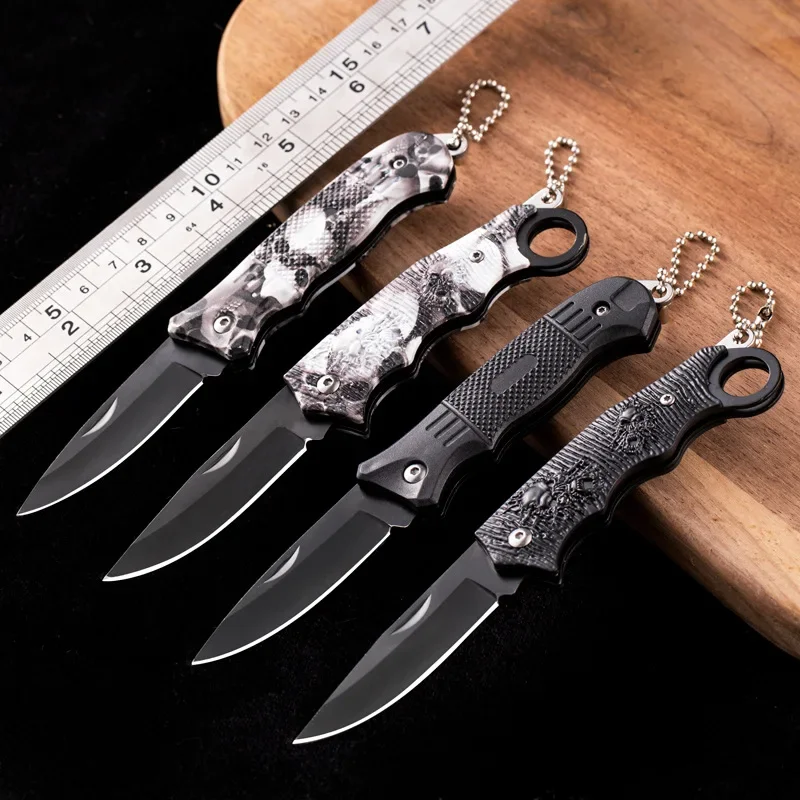 

Outdoor Stainless Steel Pocket Knife Camping Survival Defense High Hardness Carry-On Key Knife Multifunctional Folding Knife