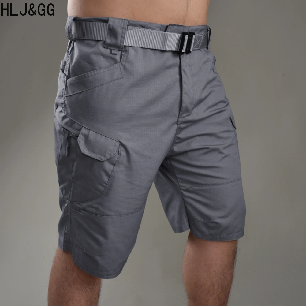 HLJ&GG Summer Man's Tactical Shorts Casual Camo Work Shorts Outdoor Sports Camping Climbing Shorts High Quality Male Shorts New