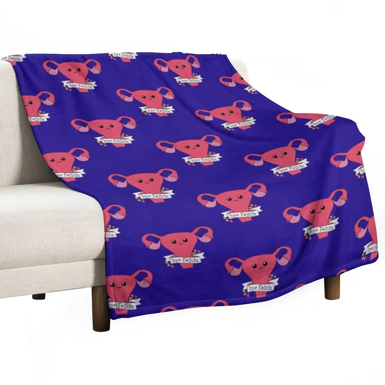 Bye Felicia Uterus Throw Blanket Soft Beds Luxury Brand Blankets