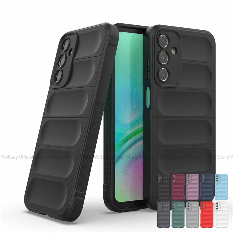 Per Samsung Galaxy A15 5G Custodia Luxury Skin Silicone Antiurto Anti-Impronta Tpu Cover Per Telefono Samsung Galaxy A05 A05S A15 A25