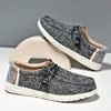 Men Casual Canvas Shoes Mens Loafers Breathable Slip on Flats Male Vulcanized Shoes Driving Shoes Plus Size 48 Walking shoe2024 3