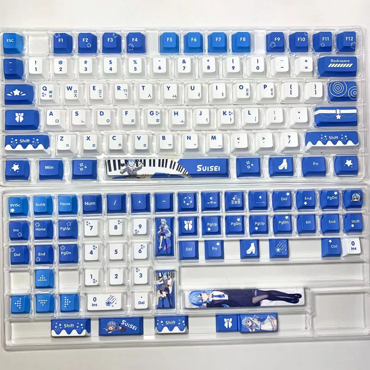 키캡 홀로라이브 키캡 132 키 캡, Vtuber 홀로라이브 키 커버, PBT DYE SUB Cherry MX 크로스 축 스위치, 기계식 키보드용 키캡