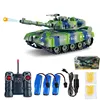 RC Battle Tank Shoot BB Bullets Remote Control Shooting Tank USB Charge With LED Sound Military War Game Electronic Car Boy Gift 1