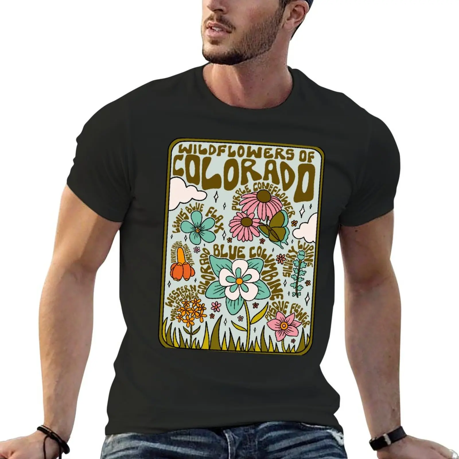

Colorado Wildflowers T-Shirt cute tops plus size tops sports fans oversizeds clothes for men