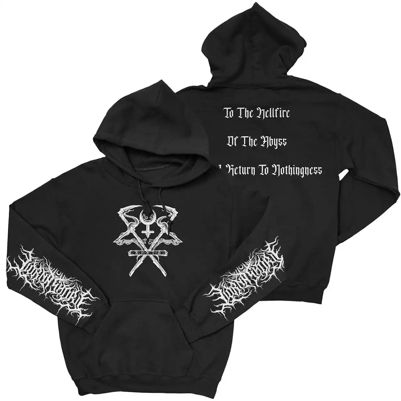 Lorna Shore 헤비 멘탈 밴드 후드 스웻셔츠 남녀공용, 긴팔 후드 상의, 하라주쿠 스트리트웨어, 지퍼 후드 코트
