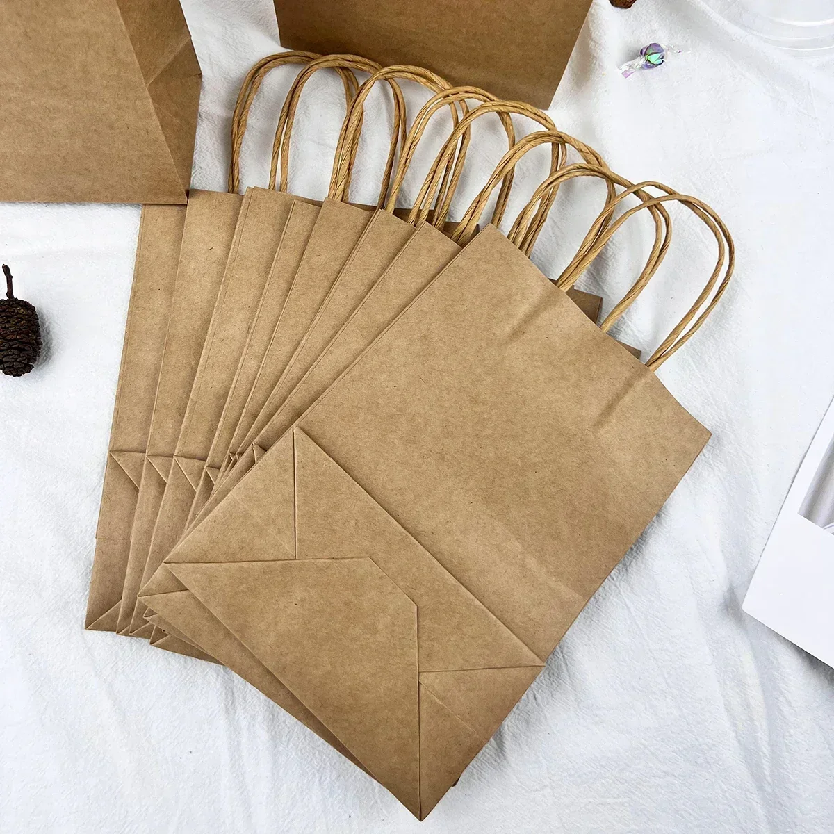 Party Favor Bags Recyclable Kraft Paper for Birthday Gift