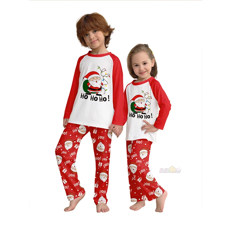 thumbnail image 5 of Conjuntos navideños, pijamas familiares a juego, pijamas para adultos y niños, novedad de 2024, conjunto de ropa de pijamas navideños, mamelucos para bebés, ropa de dormir informal, look familiar, 5 of 5