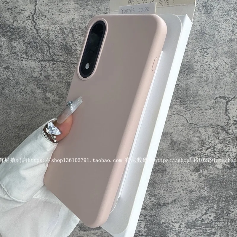 Premium Liquid Silicone Shockproof Back Cover with Smooth Microfiber Lining