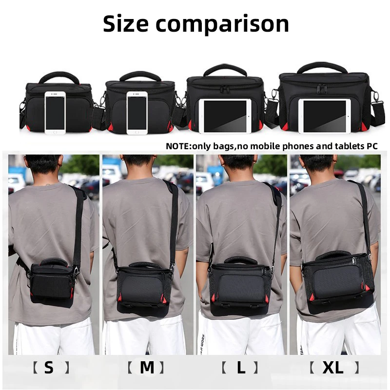 Oxford Fabric Shoulder Bags Handbags with Strap for Canon Nikon