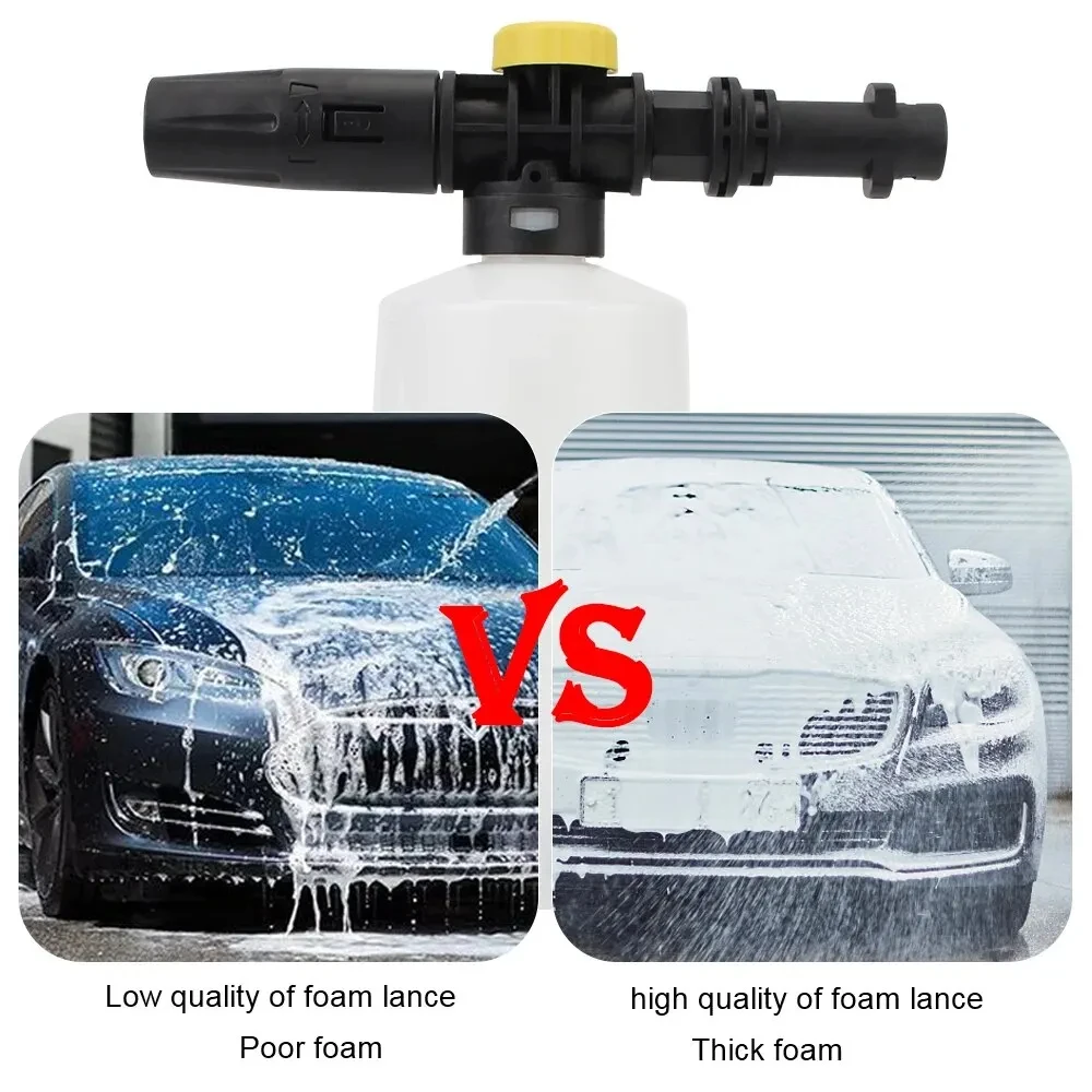 750ML Snow Foam Lance Car Soap Foam Generator High Pressure Washers For Karcher K2 K3 K4 K5 K6 K7 Adjustable Sprayer Nozzle BEST SELLERS