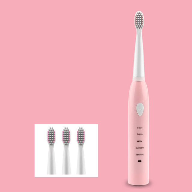 Sonic Electric Toothbrush Rechargeable Tooth Brushes Washable Electronic Whitening Teeth Brush Adult Timer Brush