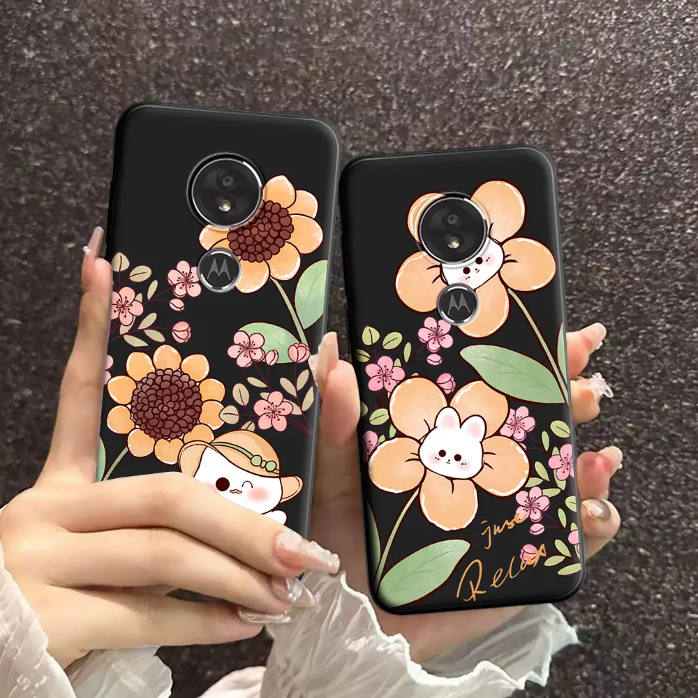 Elegant Floral Soft Silicone Phone Case - Premium Protection
