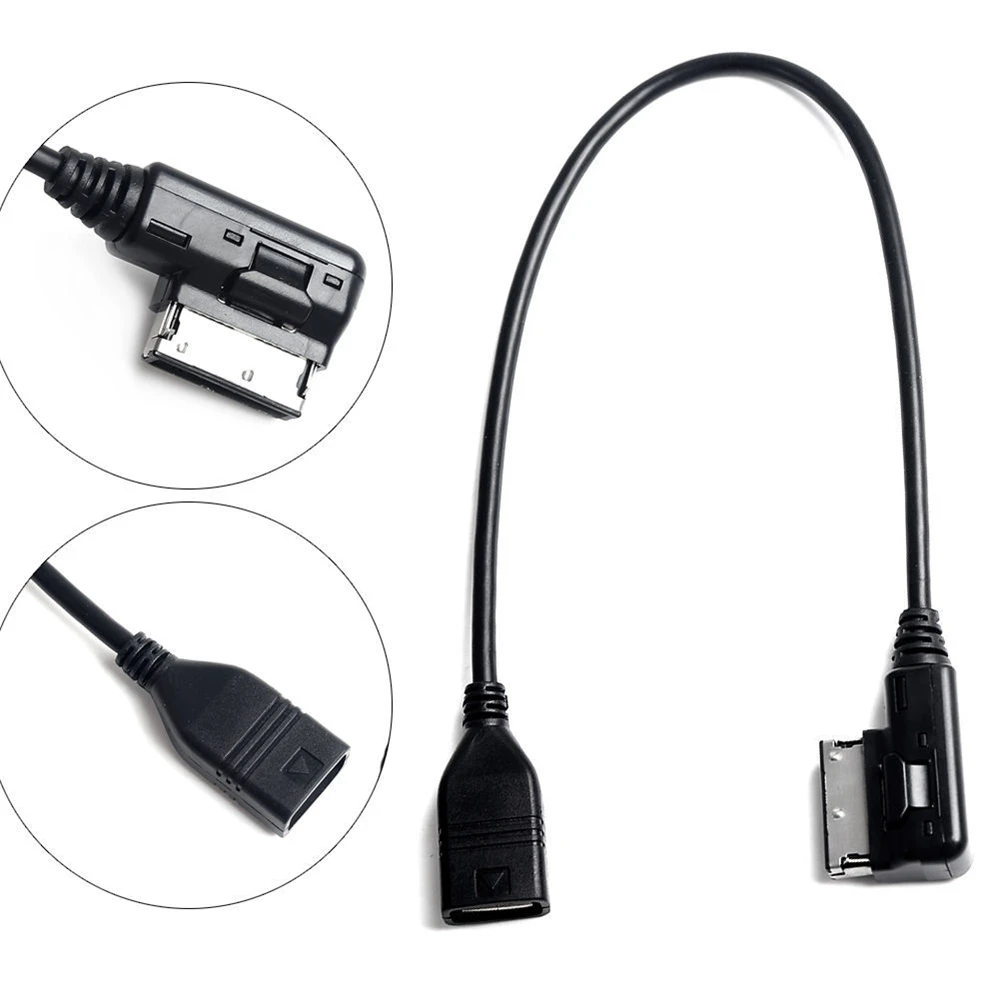 

4F0 051 510E USB AUX Cable Music MDI MMI AMI To USB Female Interface Audio AUX Adapter Data Wire For AUDI A3 A4 A5 A6 Q5