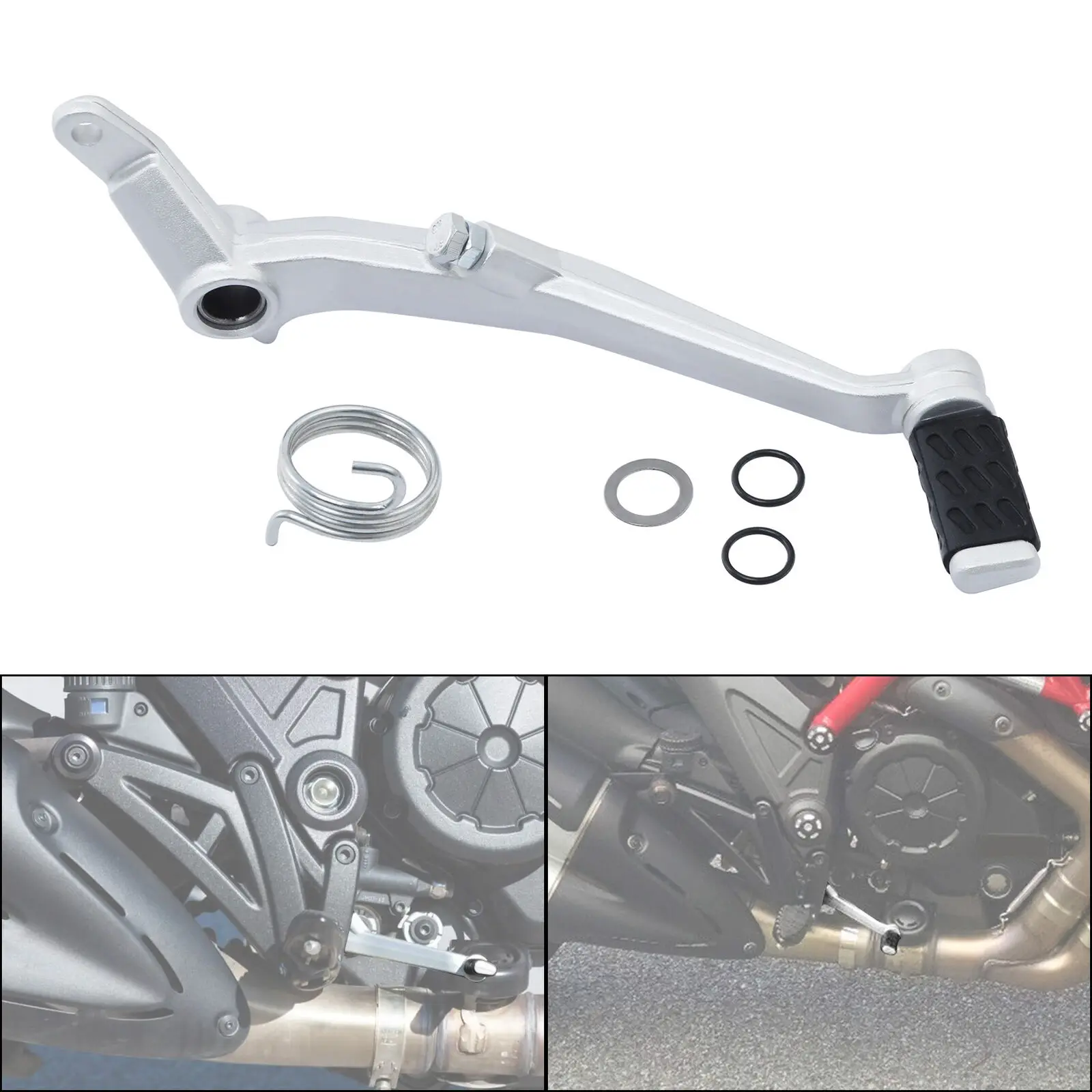 Pedale Leva Freno Moto Per Ducati Diavel Carbon 2012-2017 Carbon 1200 Fl 2018 Diesel 17